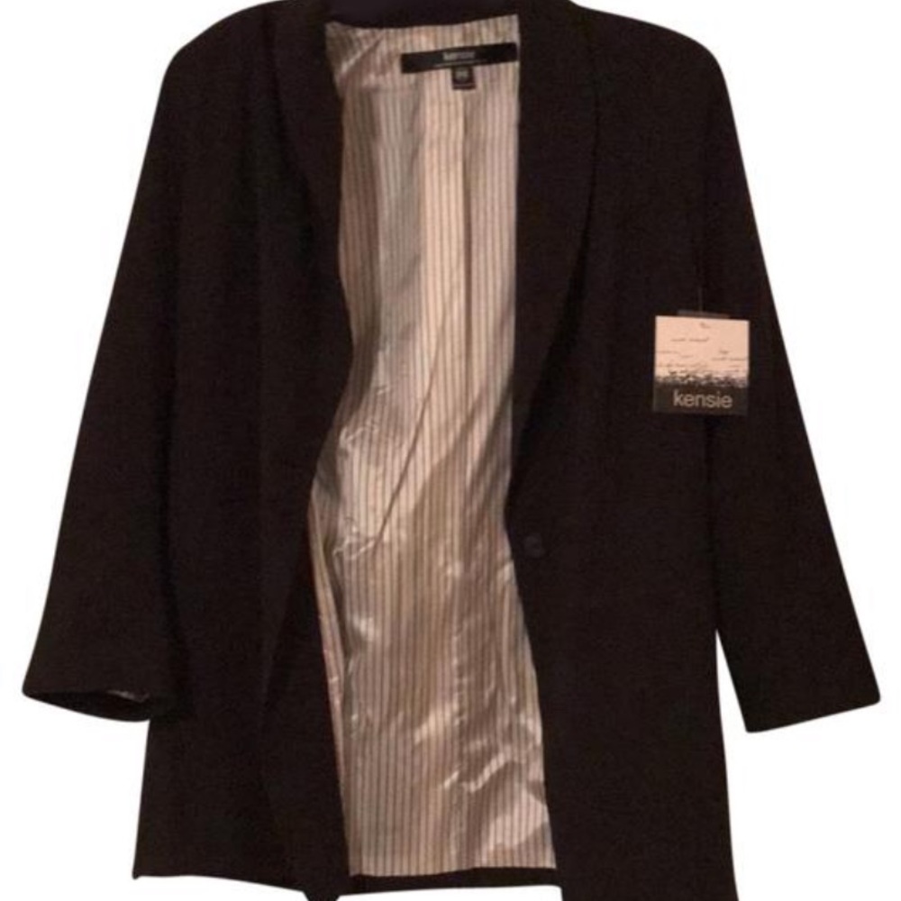 Kensie NWT 3/4 black suit jacket